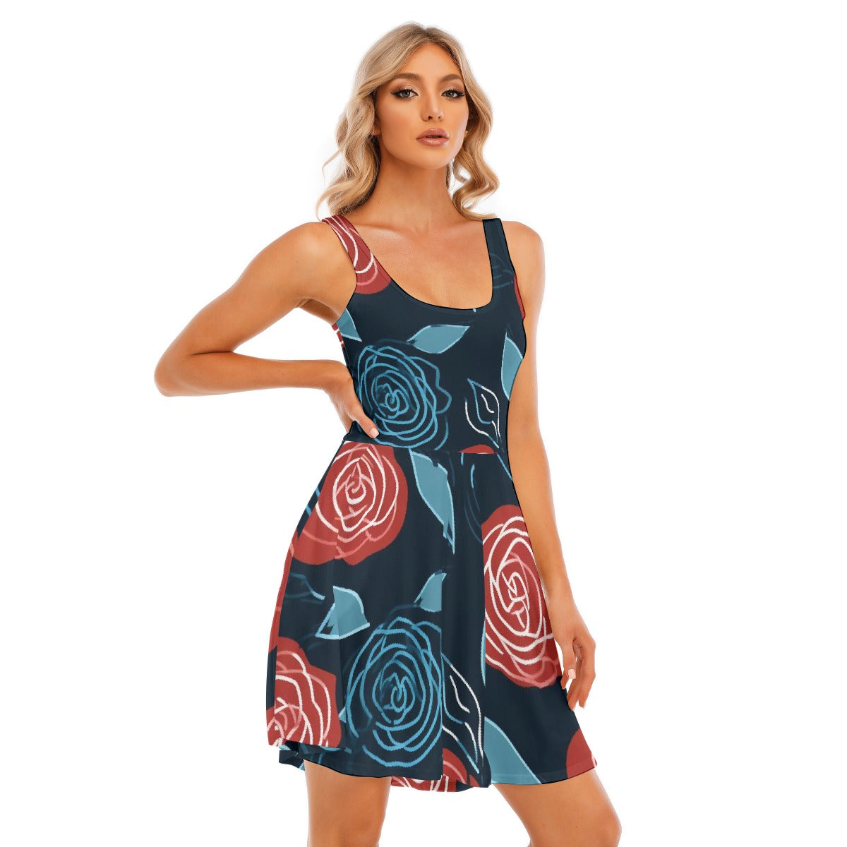 All-Over Print Women's Tank Vest Dress