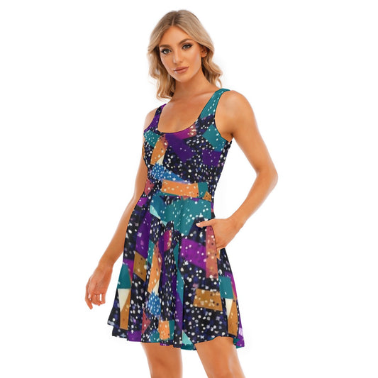 All-Over Print Women's Tank Vest Dress