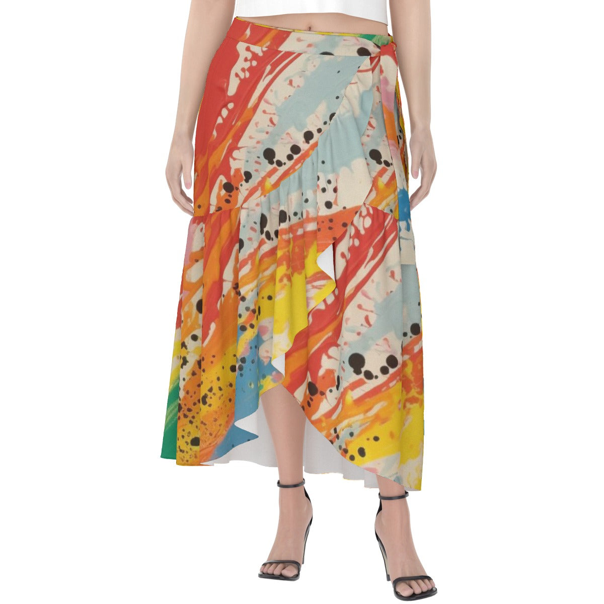 All-Over Print Women's Wrap Skirt