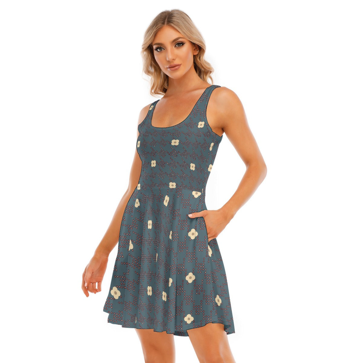 All-Over Print Women's Tank Vest Dress