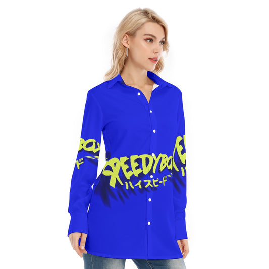 All-Over Print Women's Long Shirt