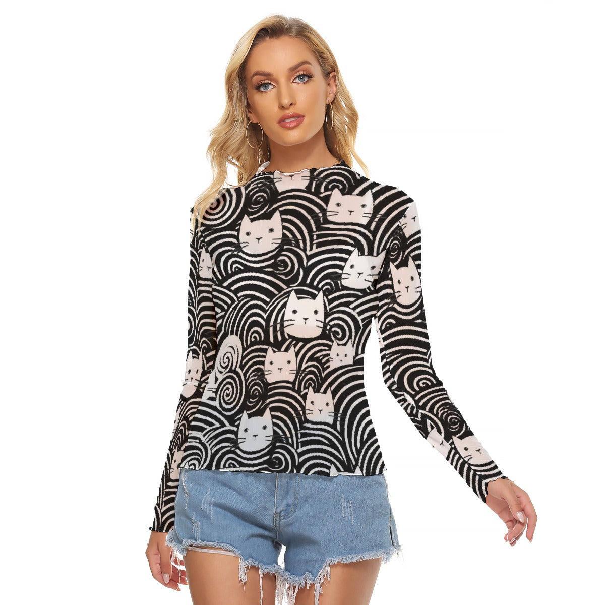 All-Over Print Women's Mesh T-shirt