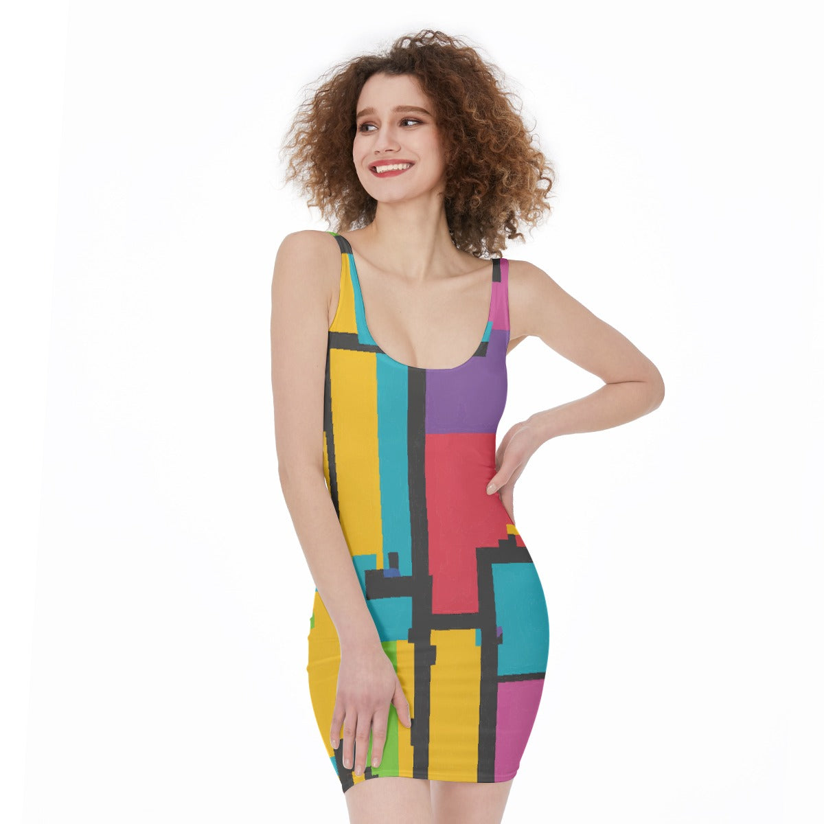 All-Over Print Women's Bodycon Dress