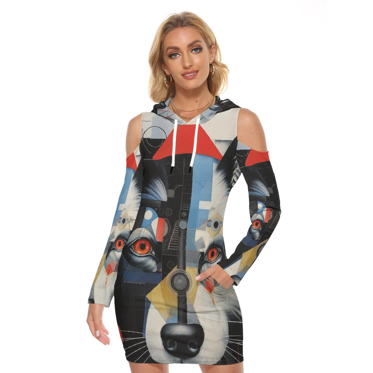 All-Over Print Women's Tight Dress