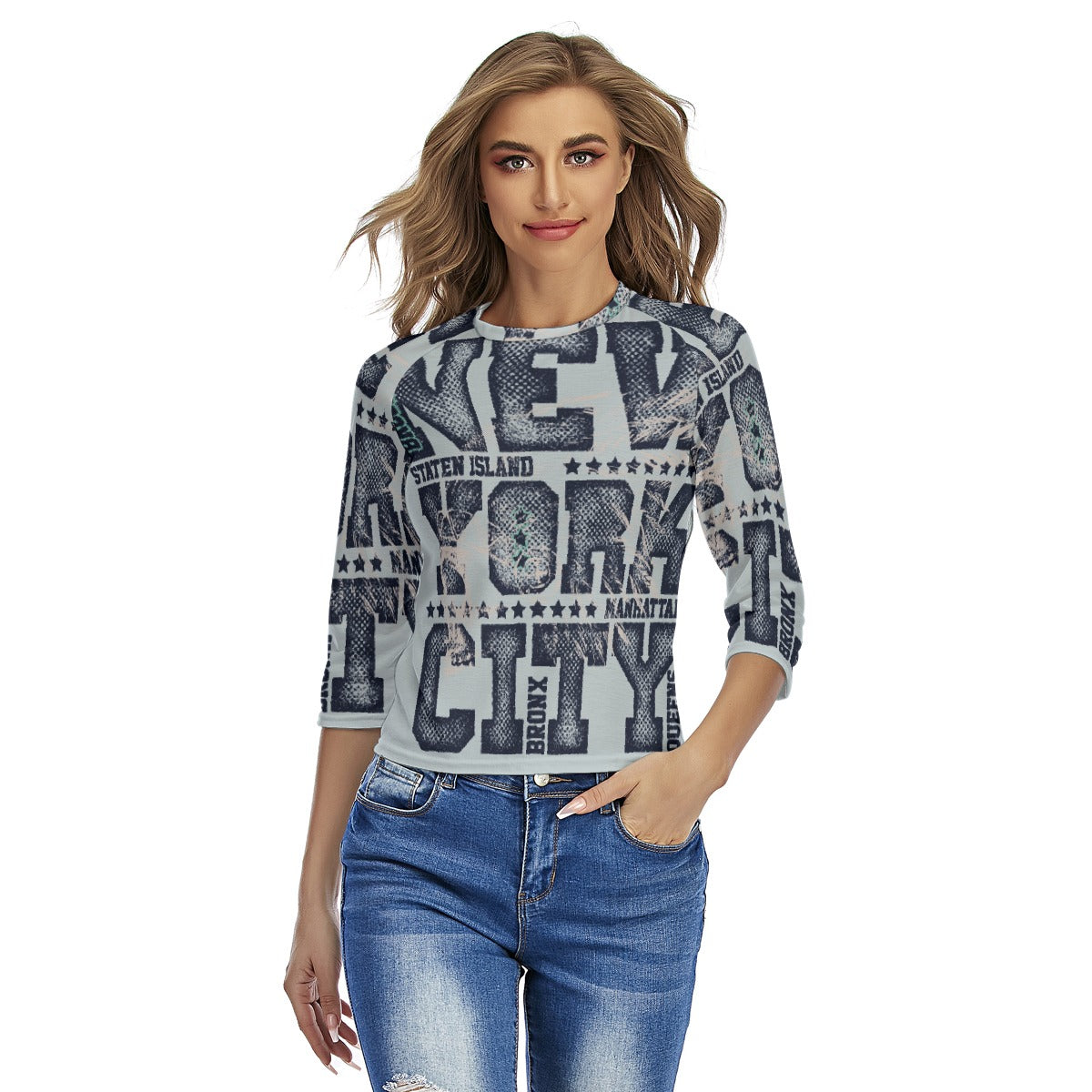 All-Over Print Women's Raglan Sleeves T-shirts