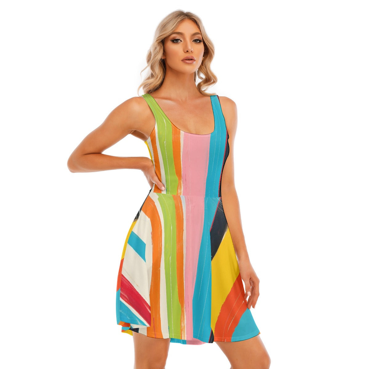 All-Over Print Women's Tank Vest Dress