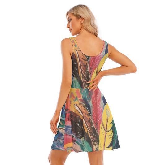 All-Over Print Women's Tank Vest Dress