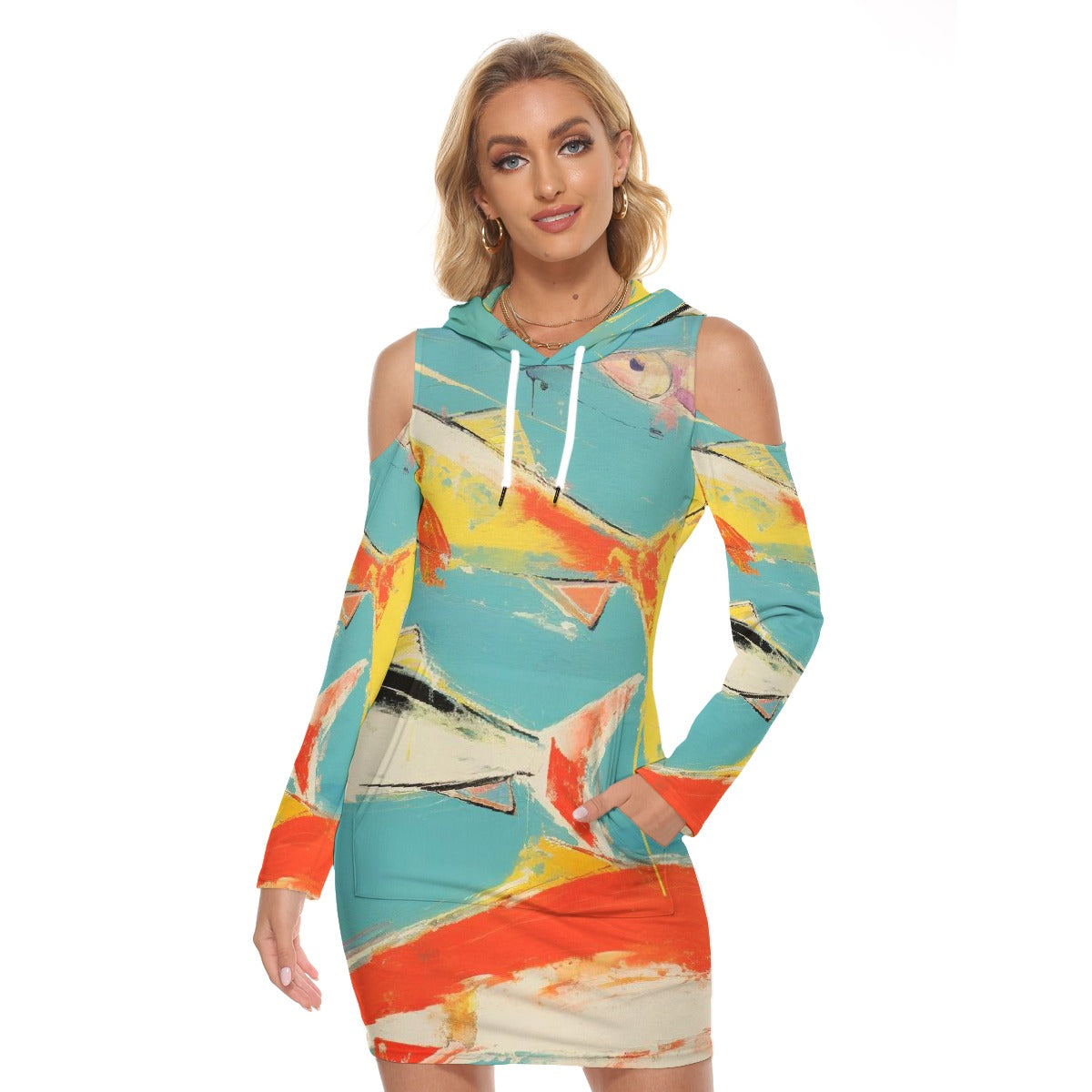 All-Over Print Women's Tight Dress