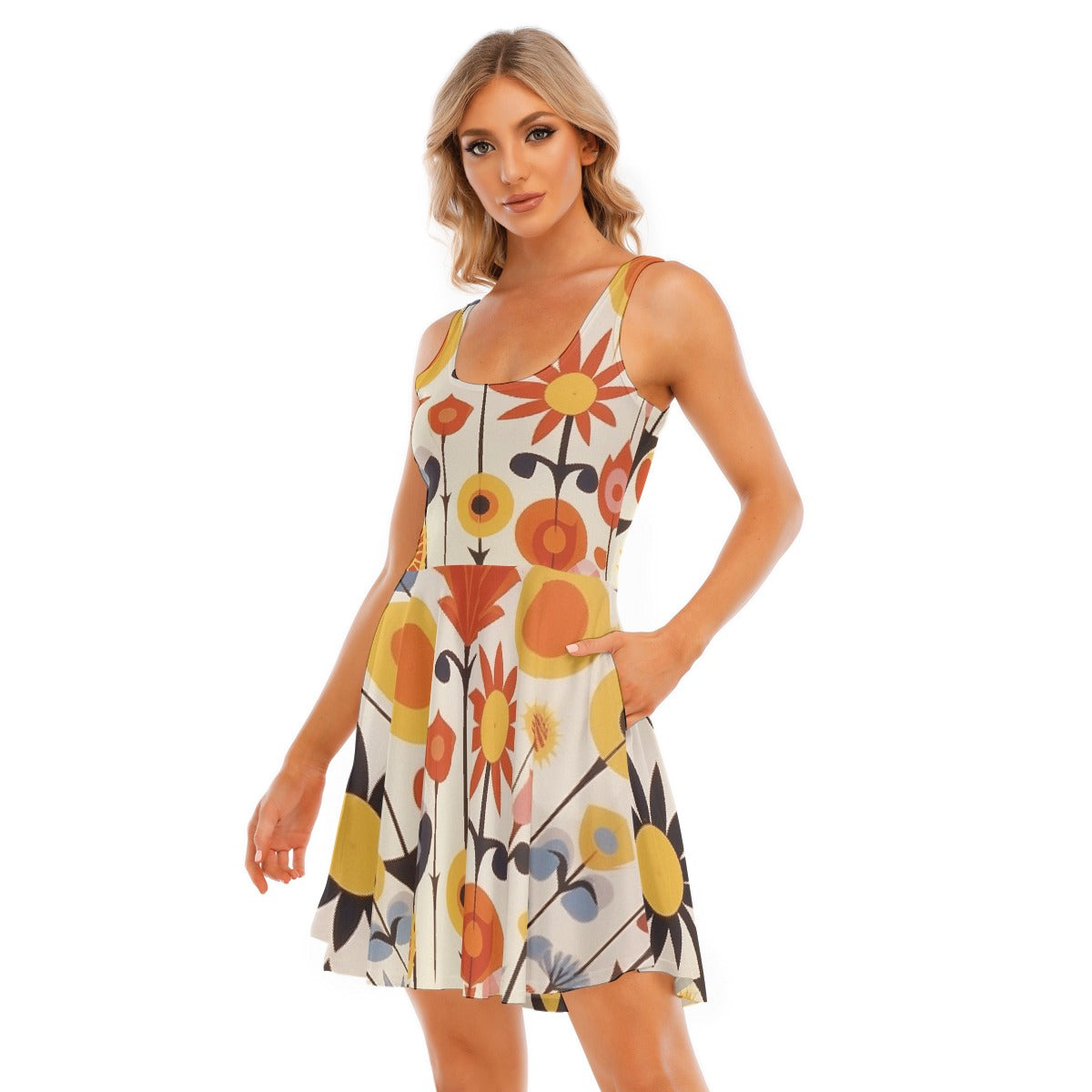 All-Over Print Women's Tank Vest Dress