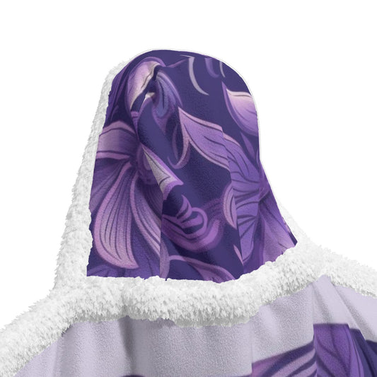 All-Over Print Unisex Wearable Hooded Blanket