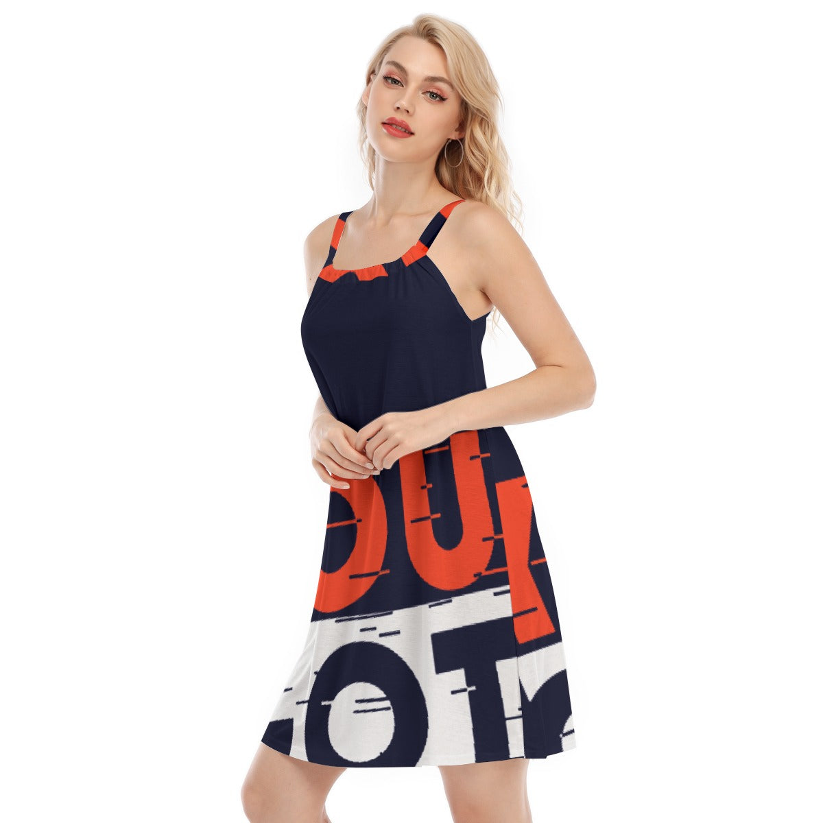 All-Over Print Women's Sleeveless Cami Dress