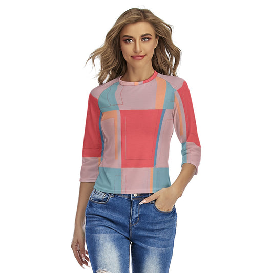 All-Over Print Women's Raglan Sleeves T-shirts