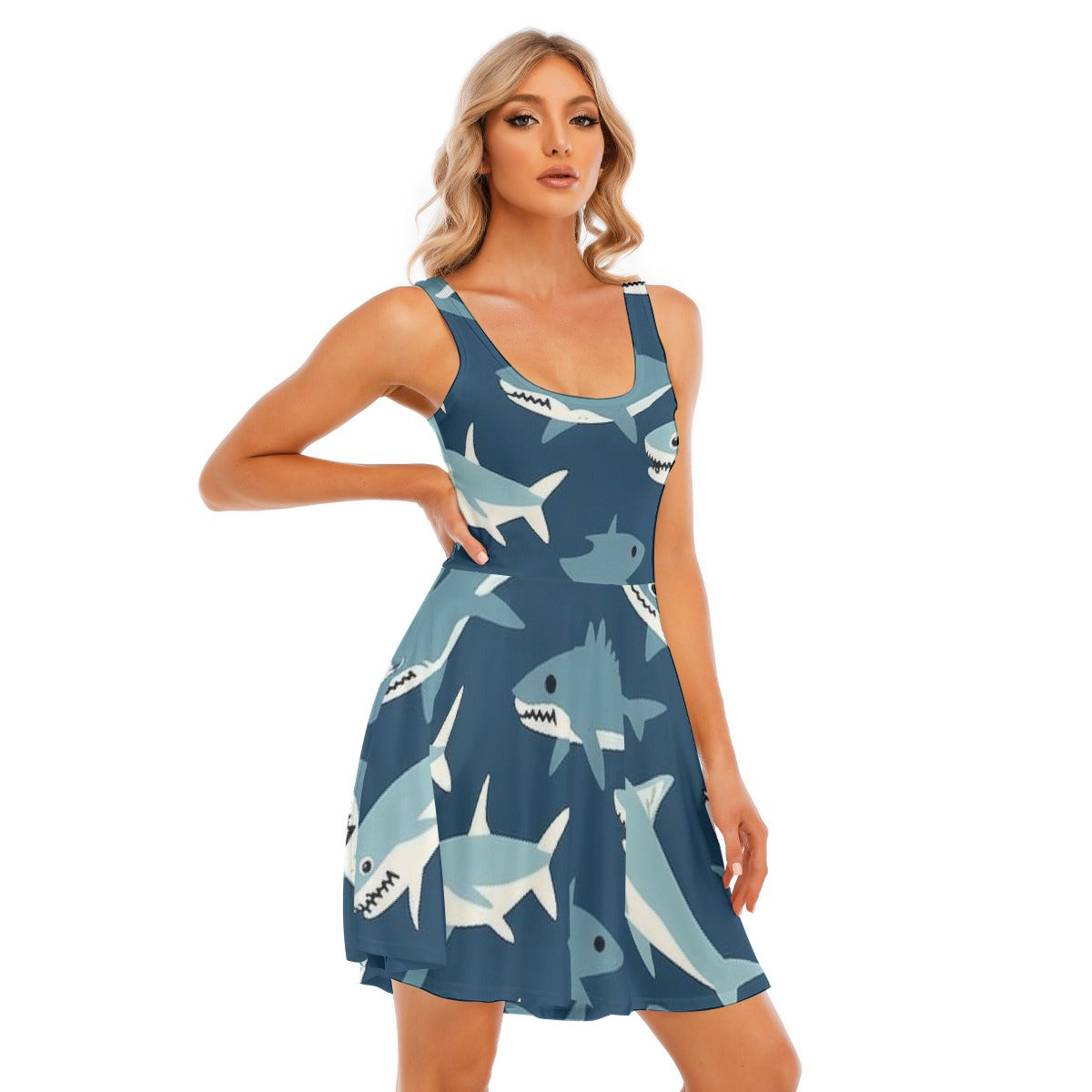 All-Over Print Women's Tank Vest Dress