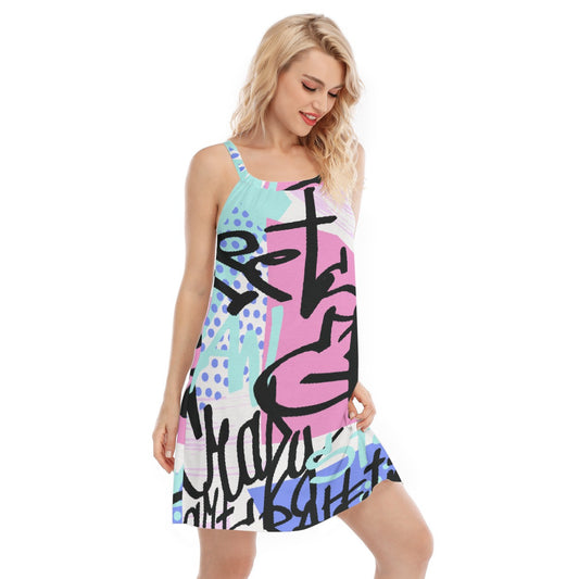 All-Over Print Women's Sleeveless Cami Dress