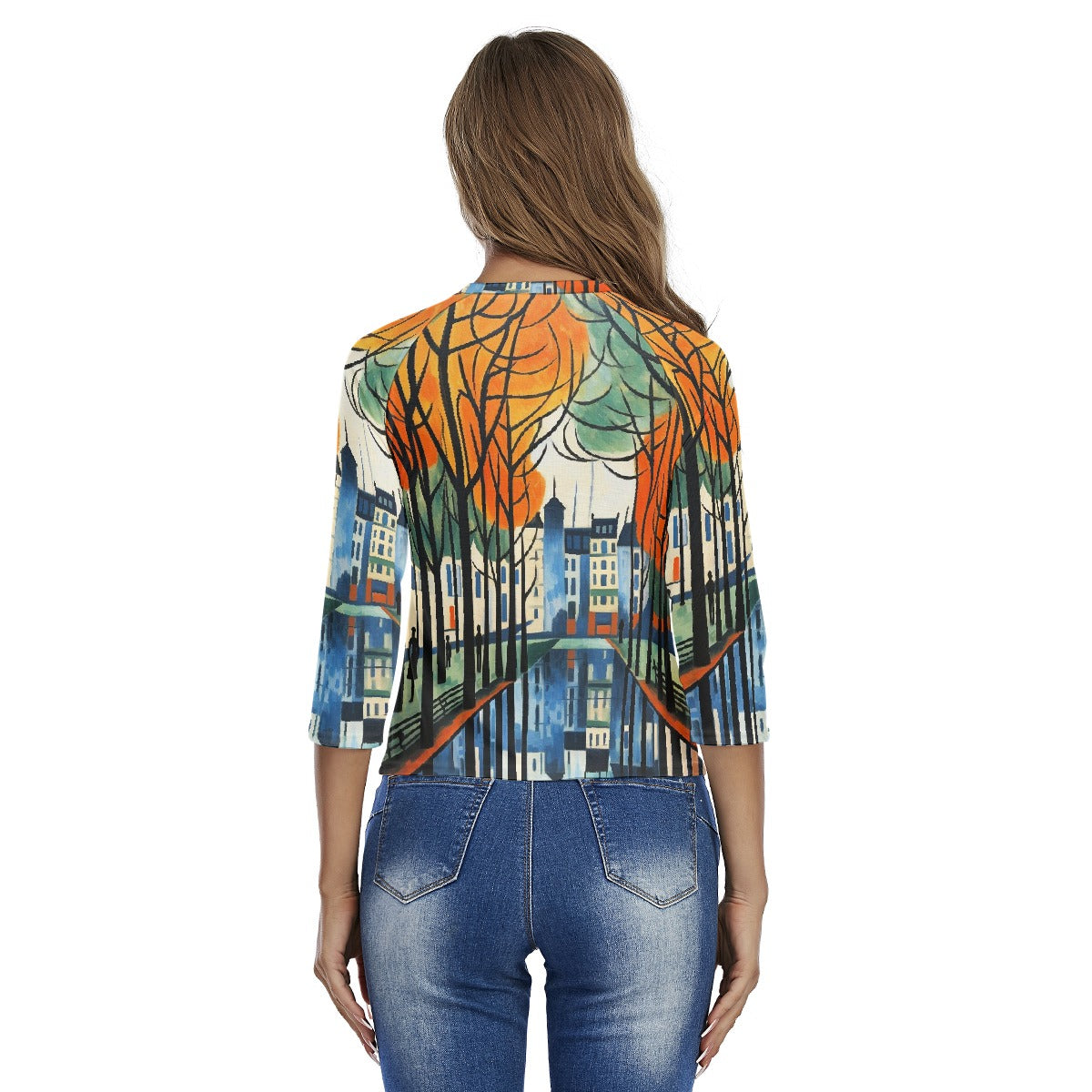 All-Over Print Women's Raglan Sleeves T-shirts