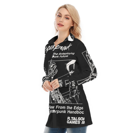 All-Over Print Women's Long Shirt