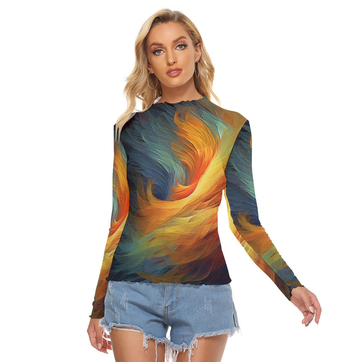 All-Over Print Women's Mesh T-shirt