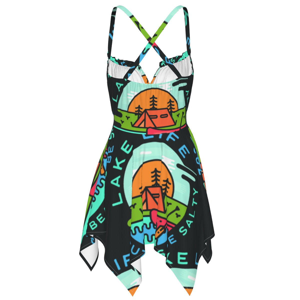 All-Over Print Women's Slip Dress