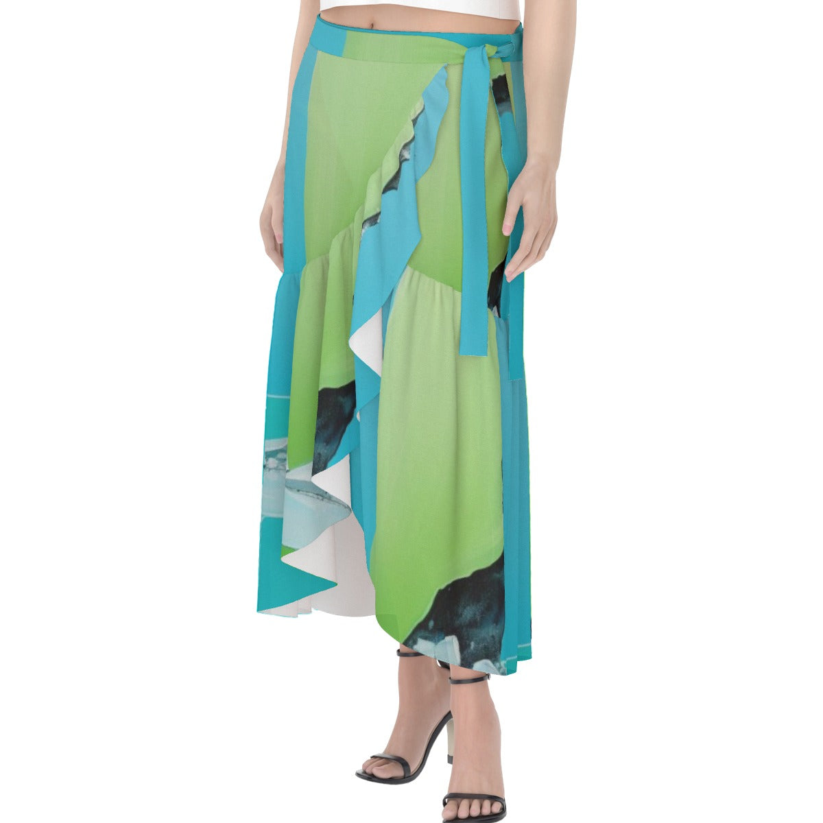 All-Over Print Women's Wrap Skirt