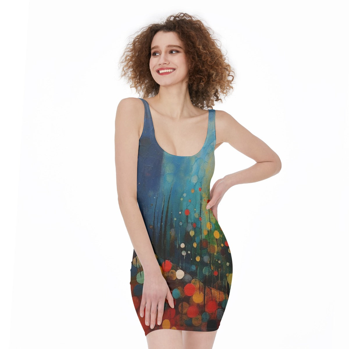 All-Over Print Women's Bodycon Dress