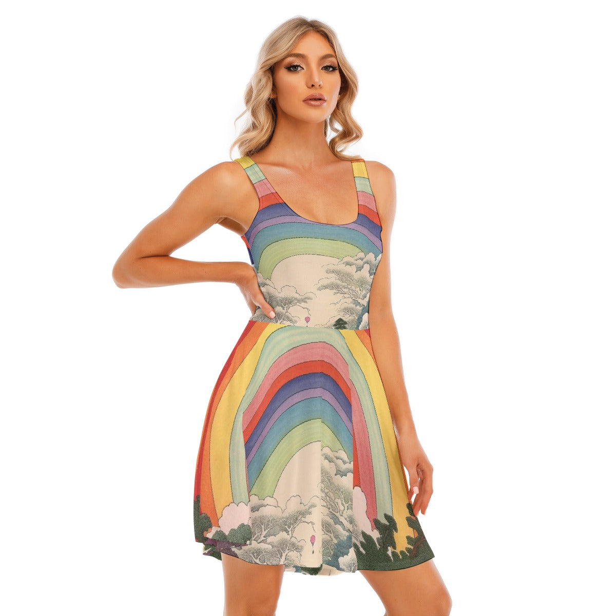 All-Over Print Women's Tank Vest Dress