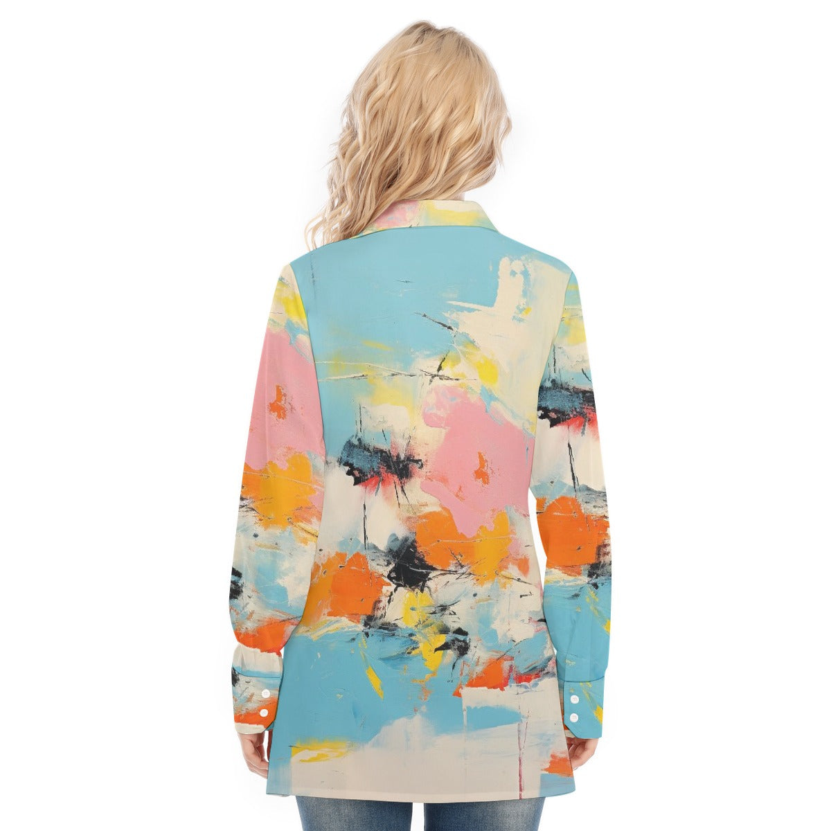 All-Over Print Women's Long Shirt