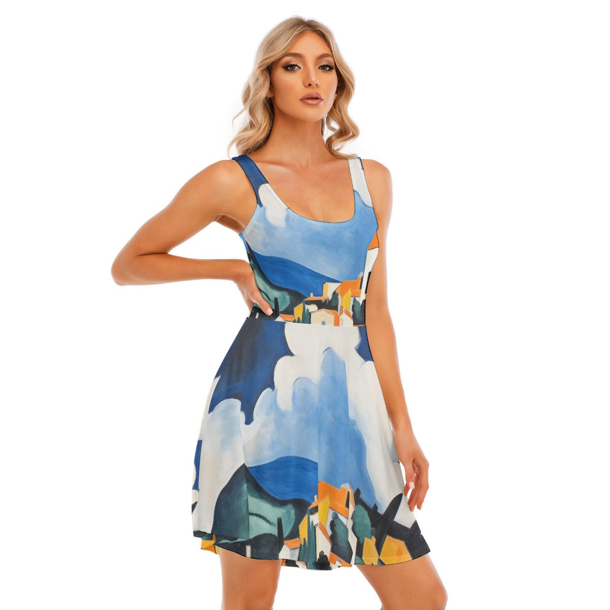 All-Over Print Women's Tank Vest Dress