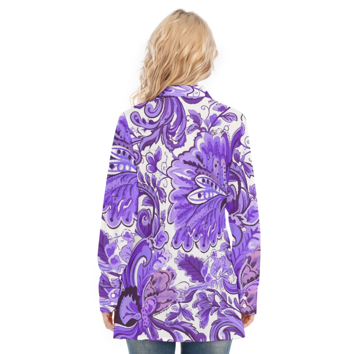 All-Over Print Women's Long Shirt