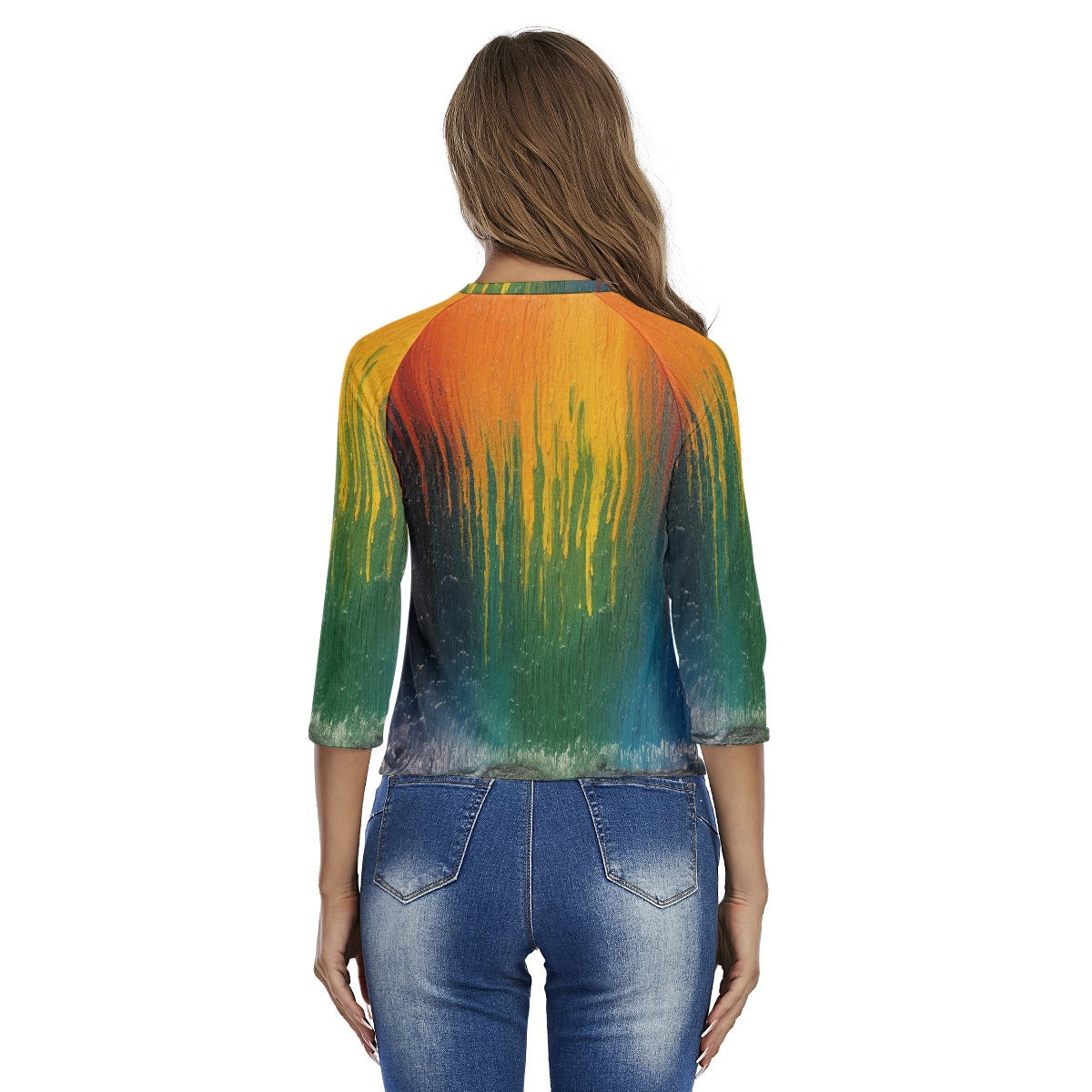 All-Over Print Women's Raglan Sleeves T-shirts