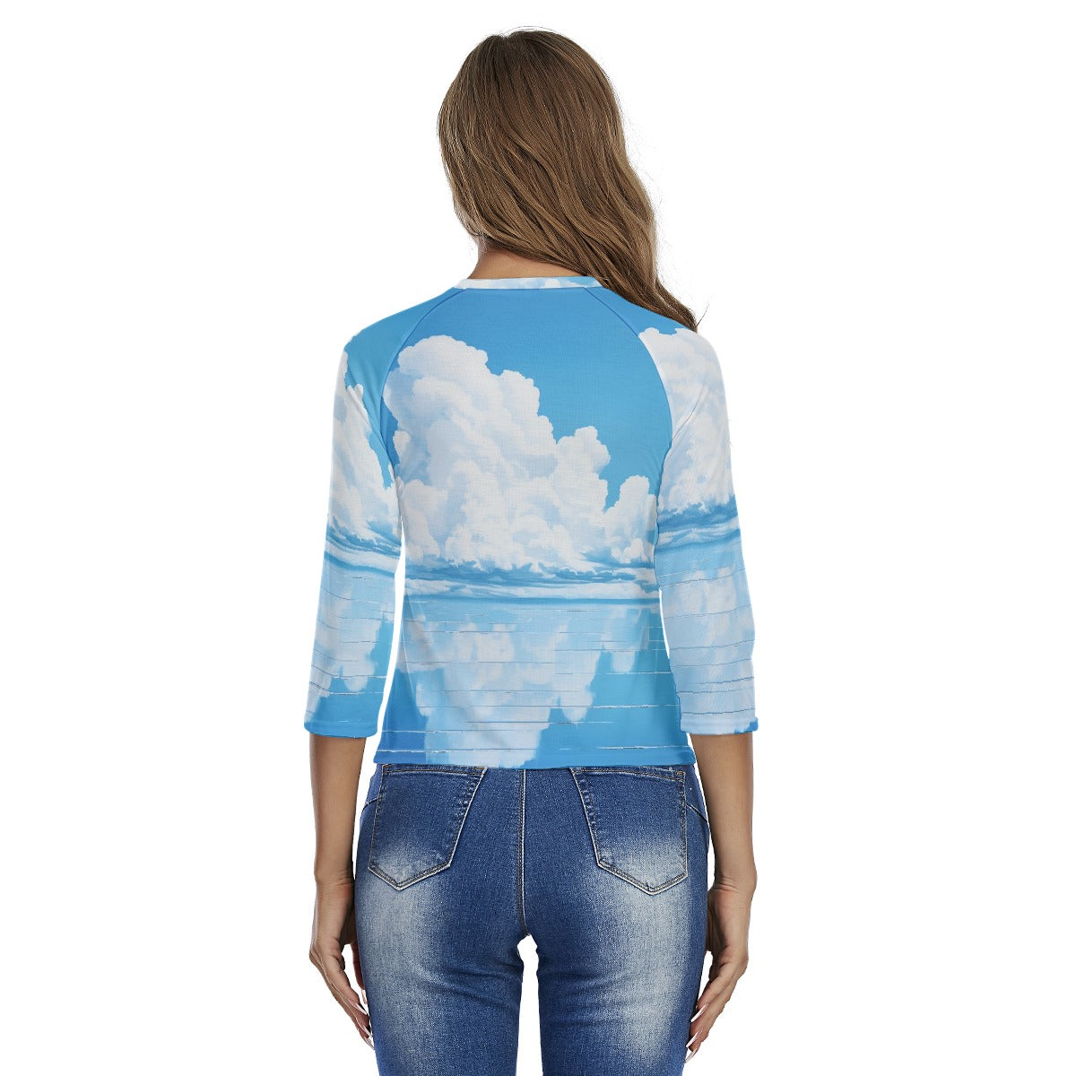 All-Over Print Women's Raglan Sleeves T-shirts