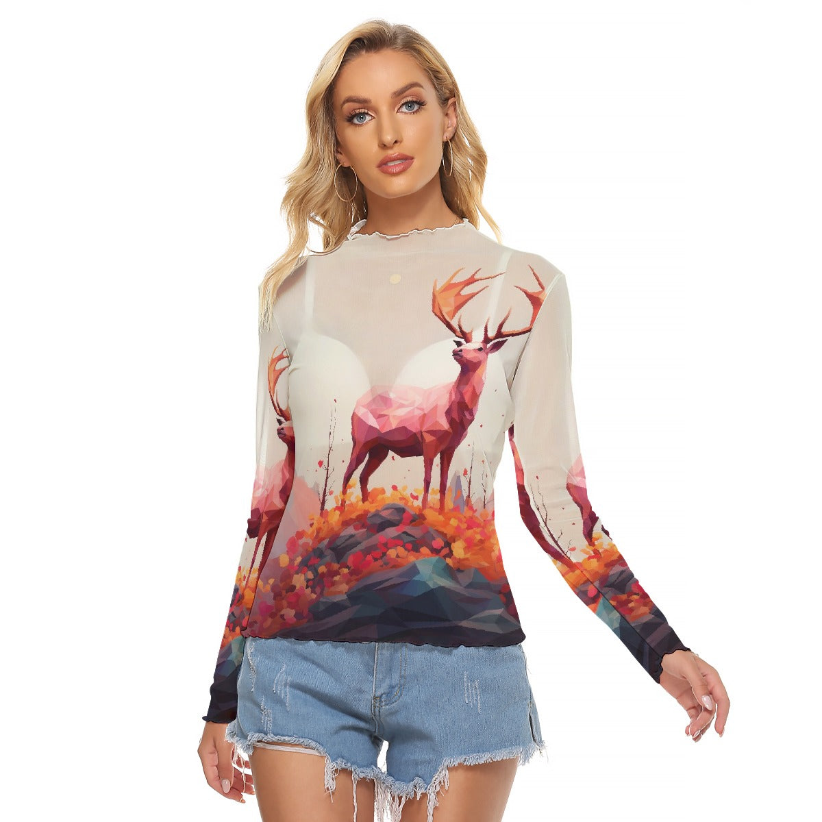 All-Over Print Women's Mesh T-shirt