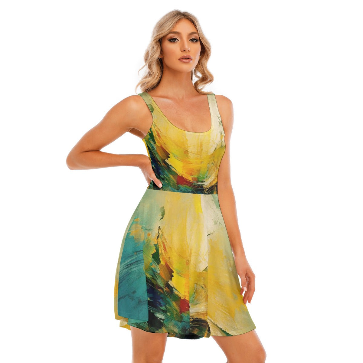 All-Over Print Women's Tank Vest Dress