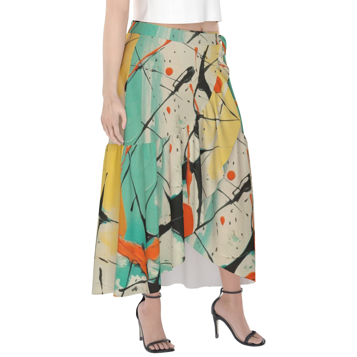 All-Over Print Women's Wrap Skirt