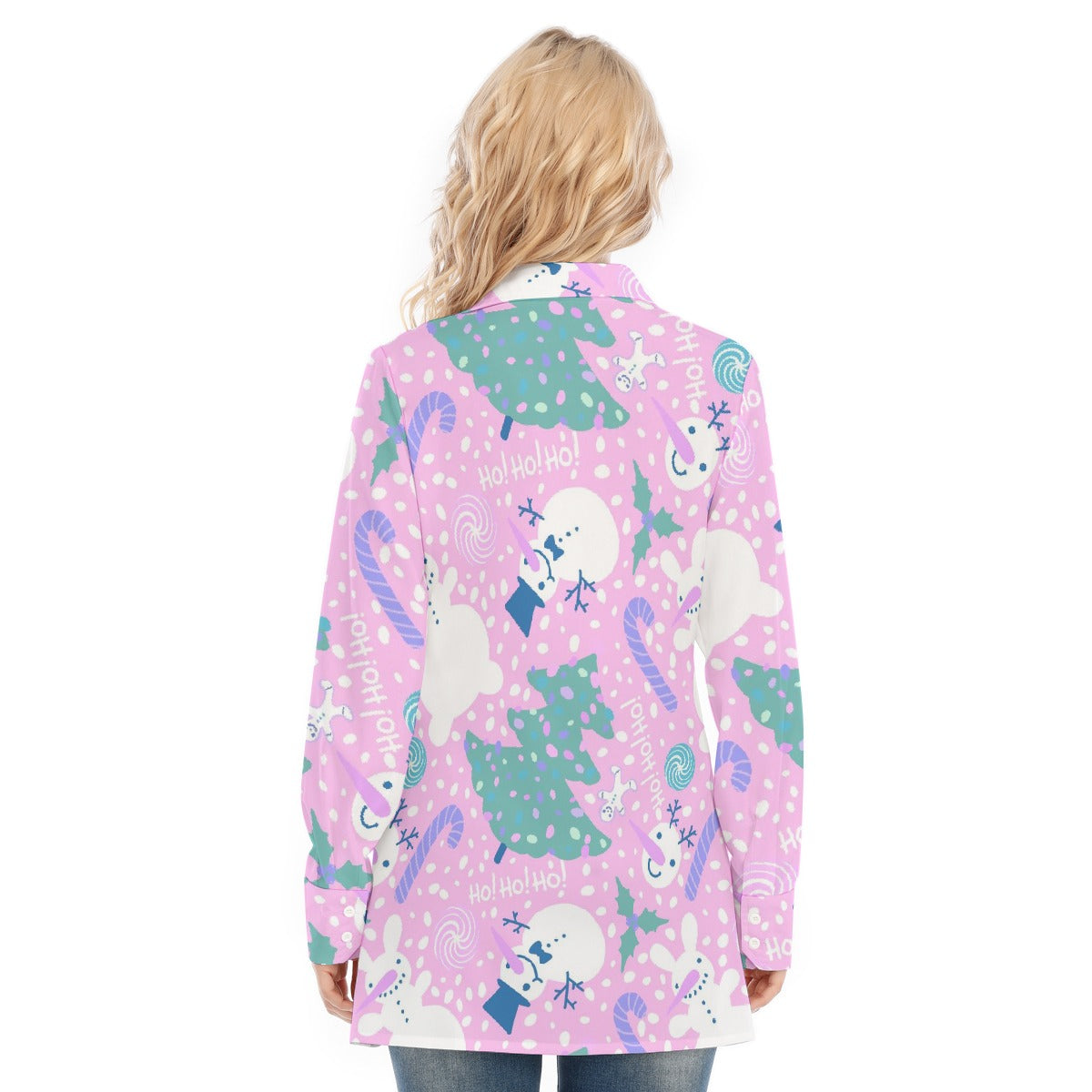 All-Over Print Women's Long Shirt