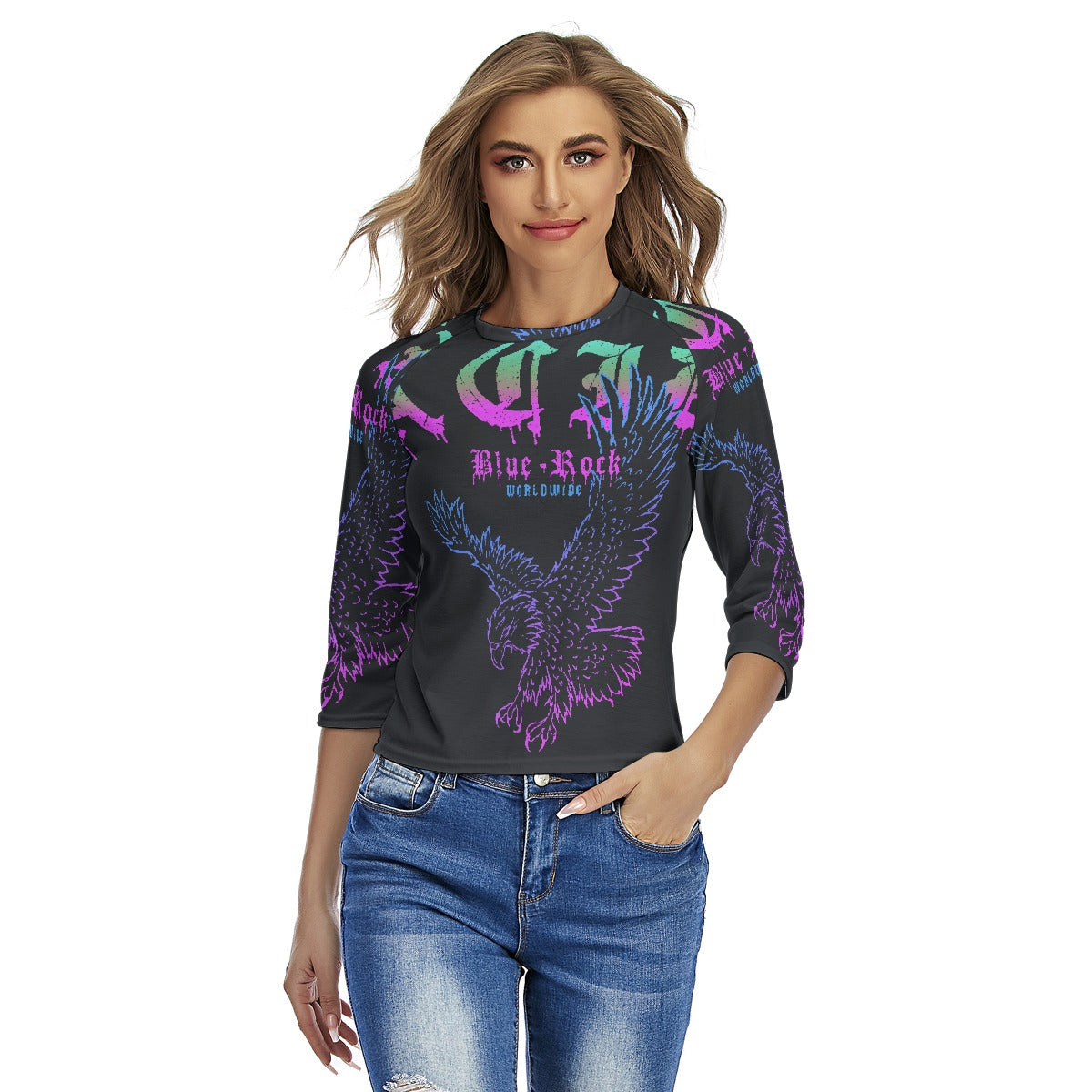 All-Over Print Women's Raglan Sleeves T-shirts