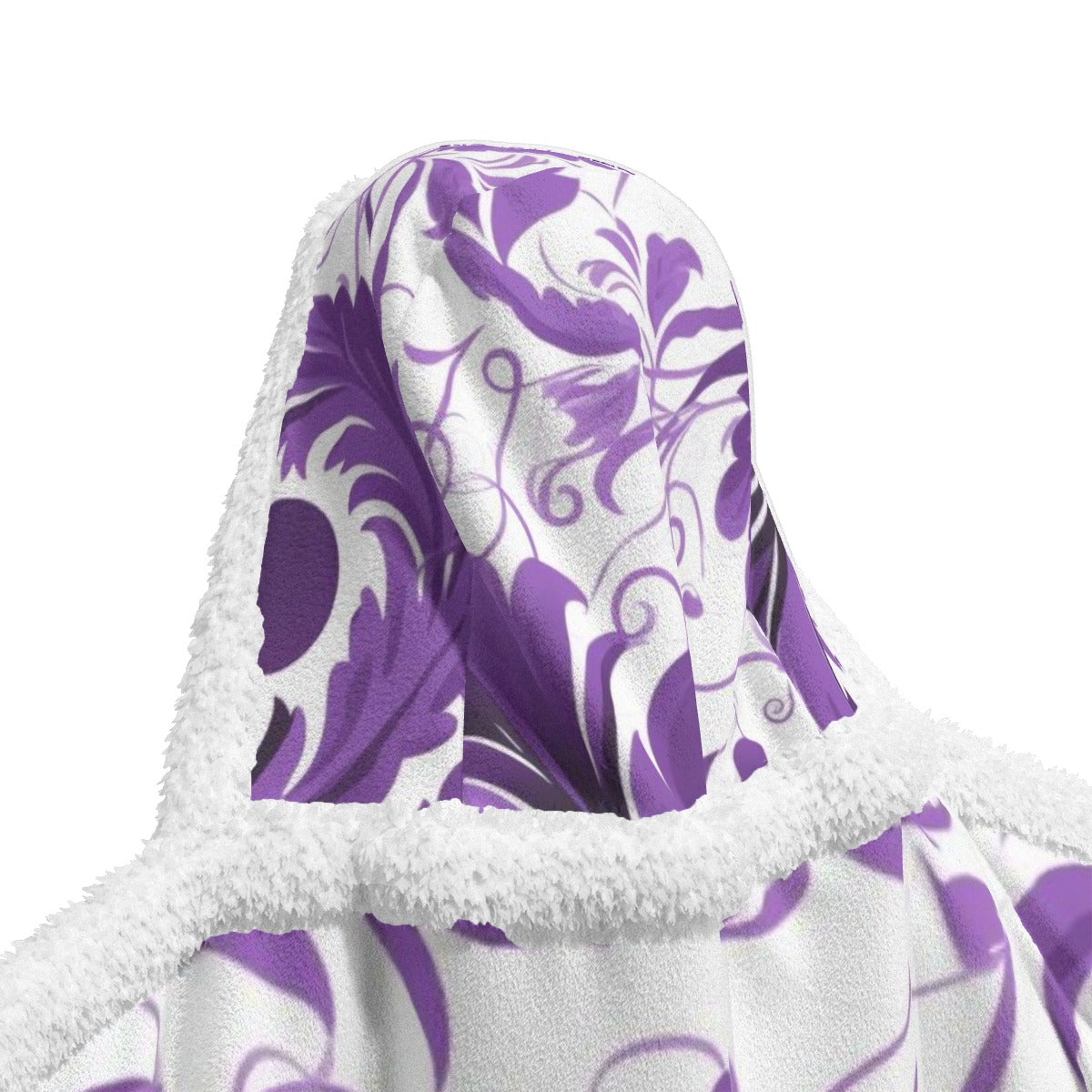 All-Over Print Unisex Wearable Hooded Blanket