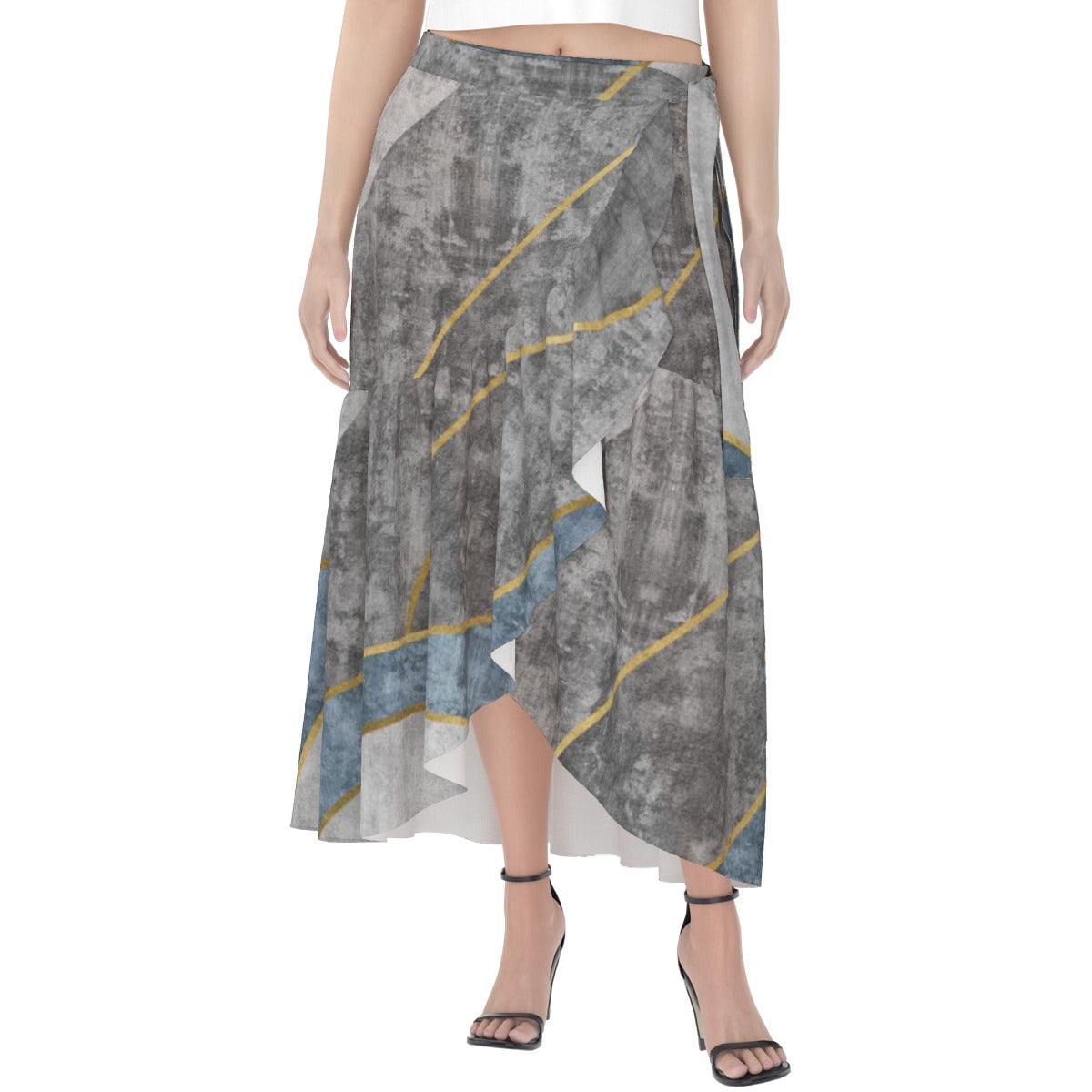 All-Over Print Women's Wrap Skirt