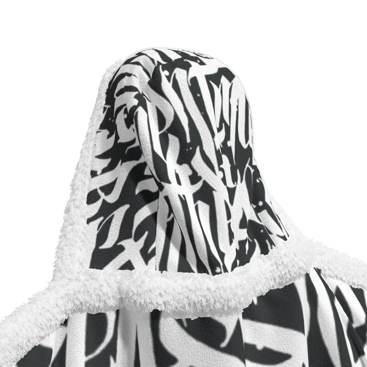 All-Over Print Unisex Wearable Hooded Blanket