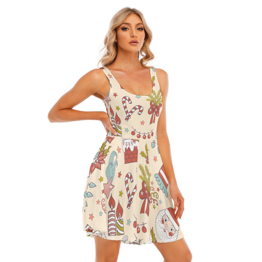 All-Over Print Women's Tank Vest Dress