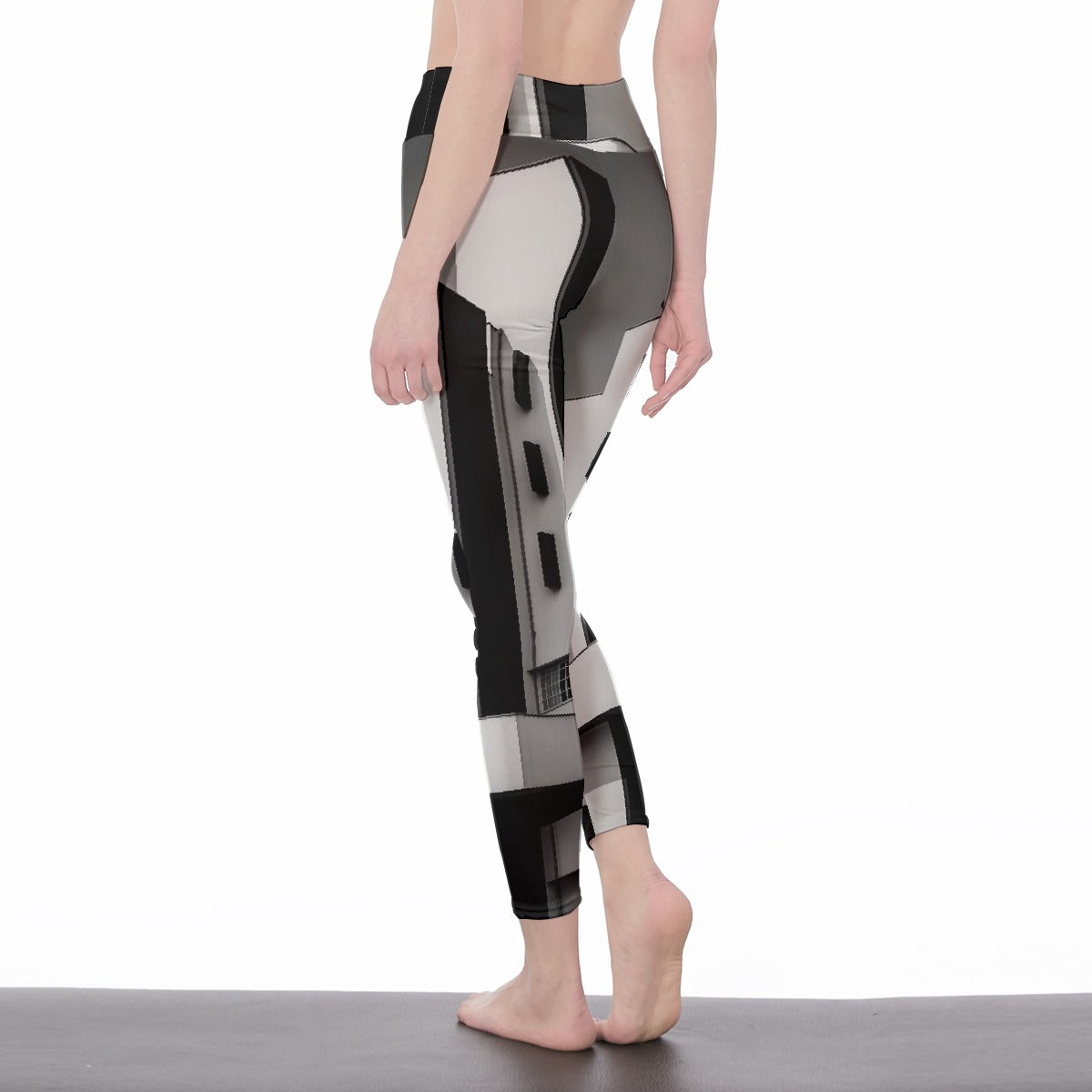 All-Over Print Women's High Waist Leggings | Side Stitch Closure