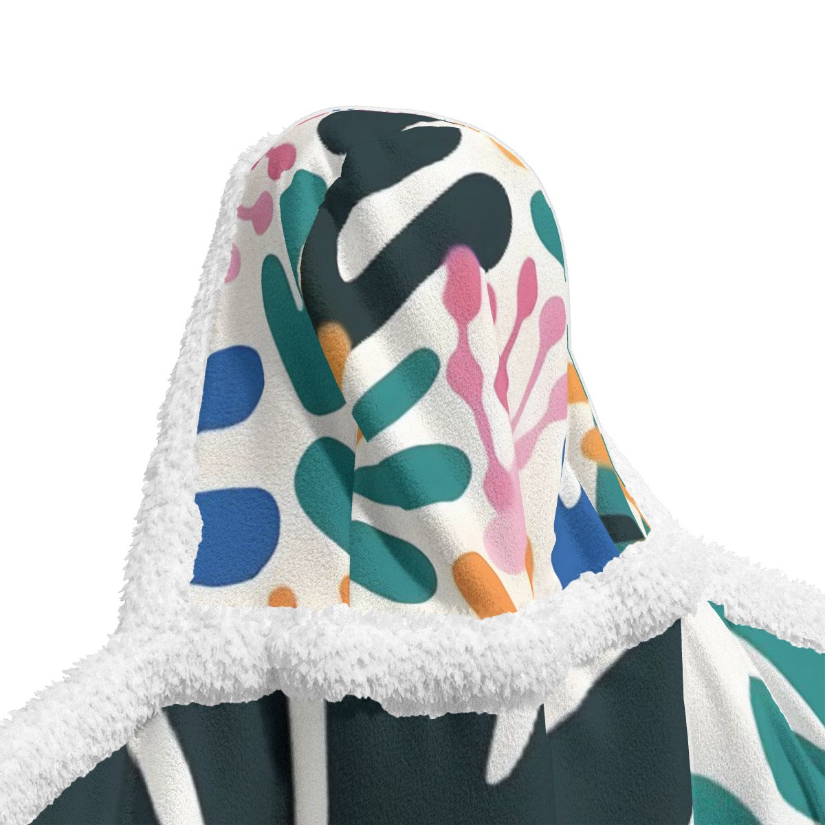 All-Over Print Unisex Wearable Hooded Blanket