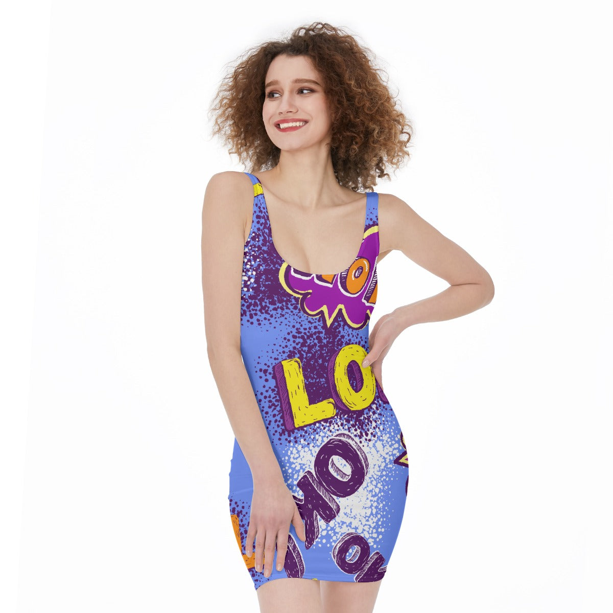 All-Over Print Women's Bodycon Dress