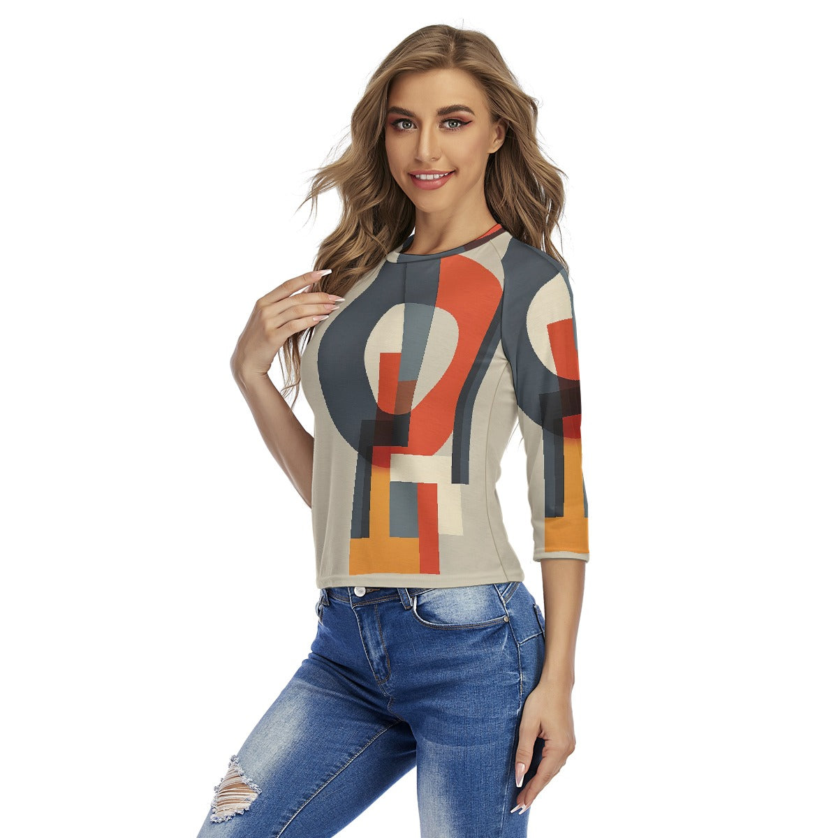 All-Over Print Women's Raglan Sleeves T-shirts