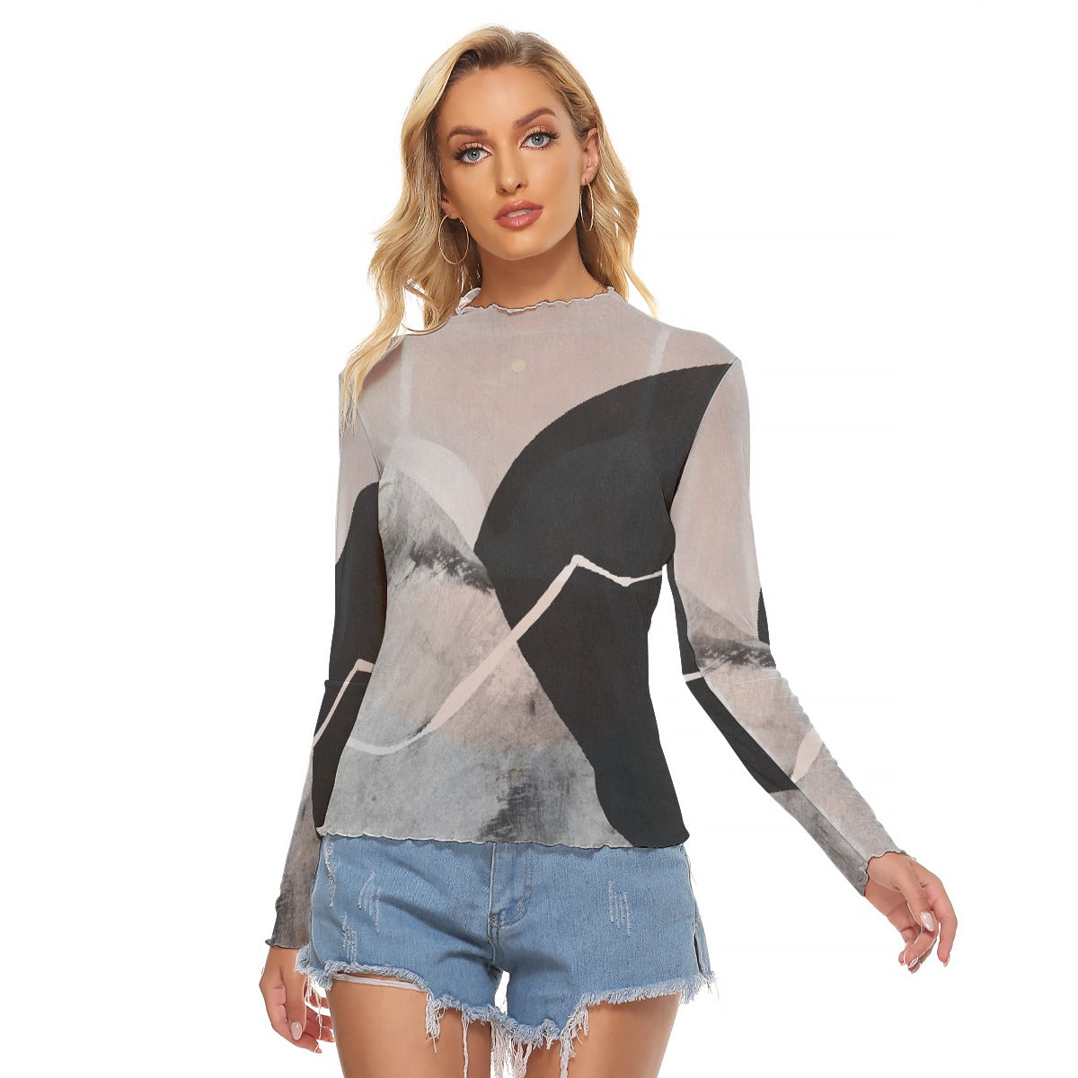 All-Over Print Women's Mesh T-shirt