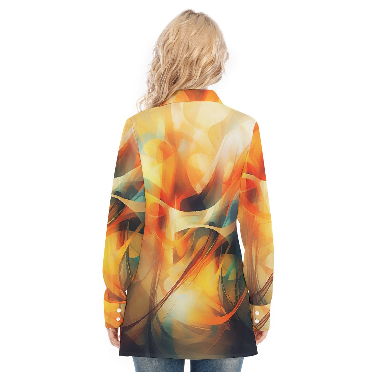 All-Over Print Women's Long Shirt