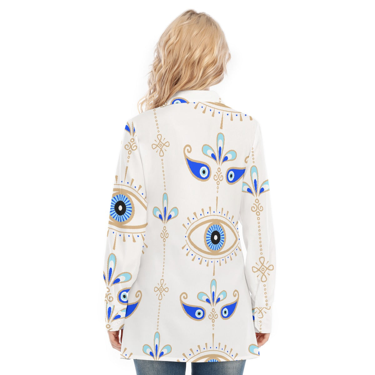 All-Over Print Women's Long Shirt