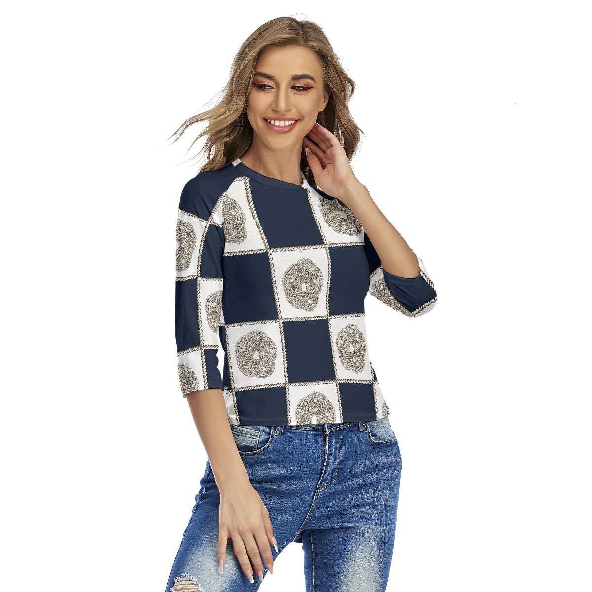 All-Over Print Women's Raglan Sleeves T-shirts