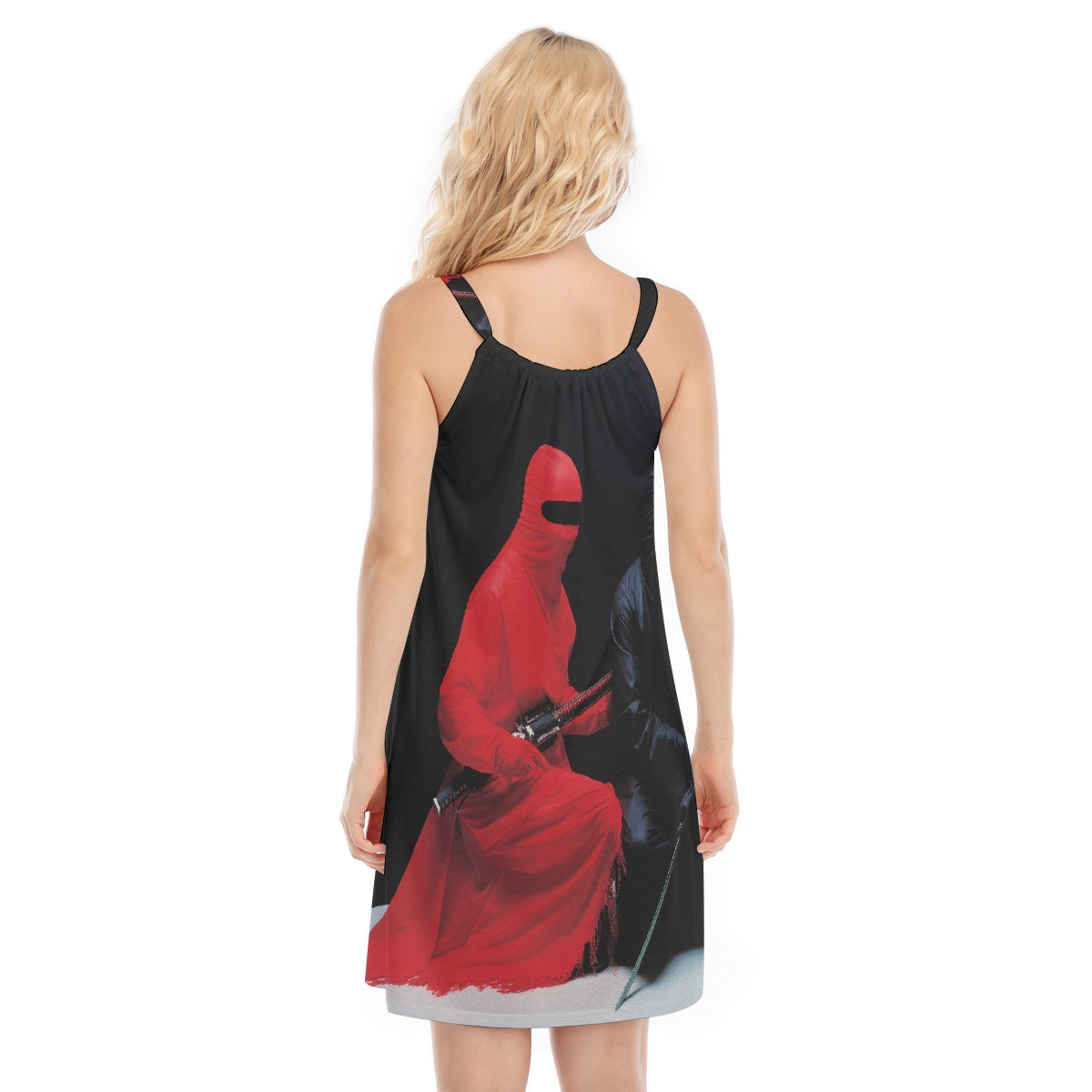 All-Over Print Women's O-neck Cami Dress