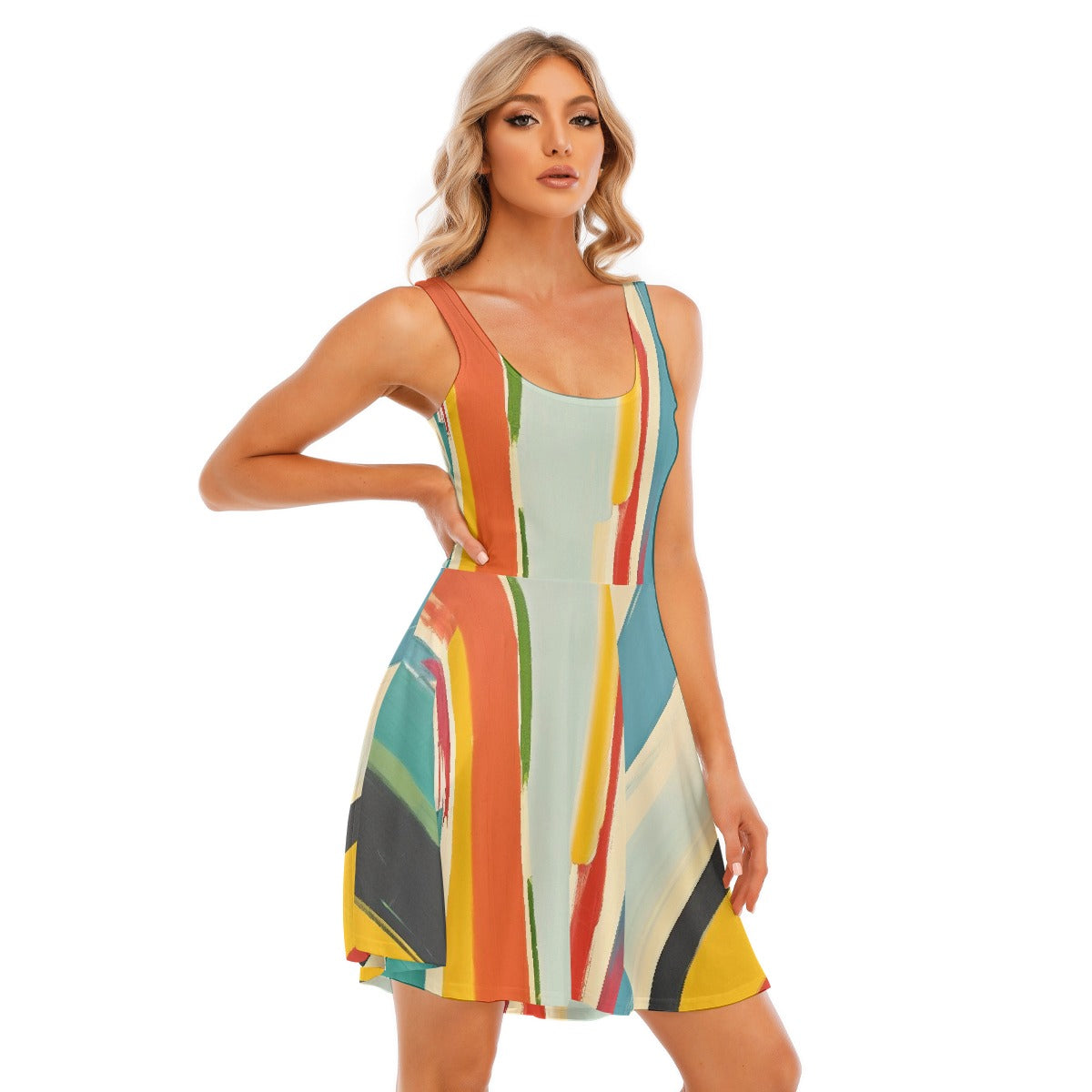 All-Over Print Women's Tank Vest Dress