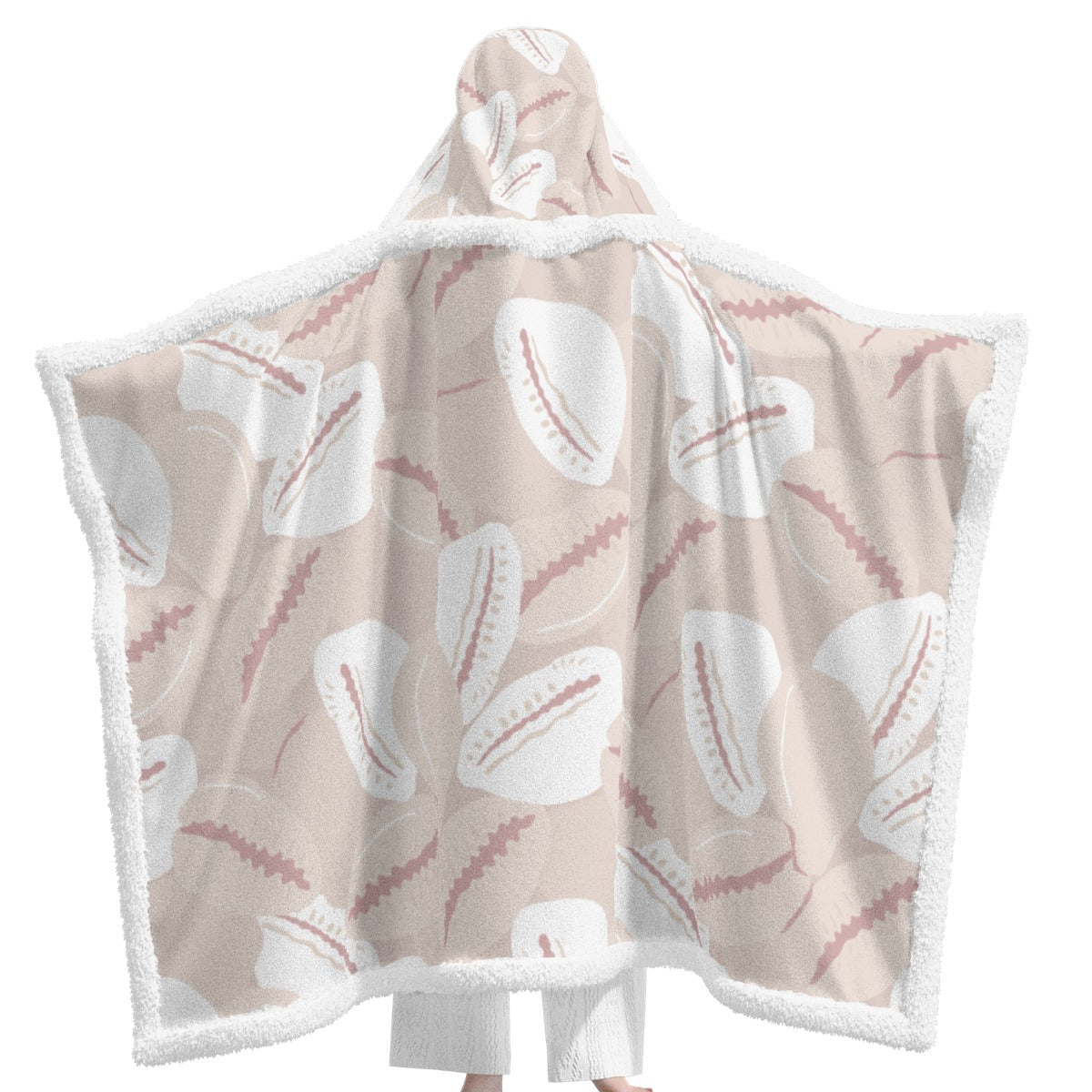 All-Over Print Unisex Wearable Hooded Blanket